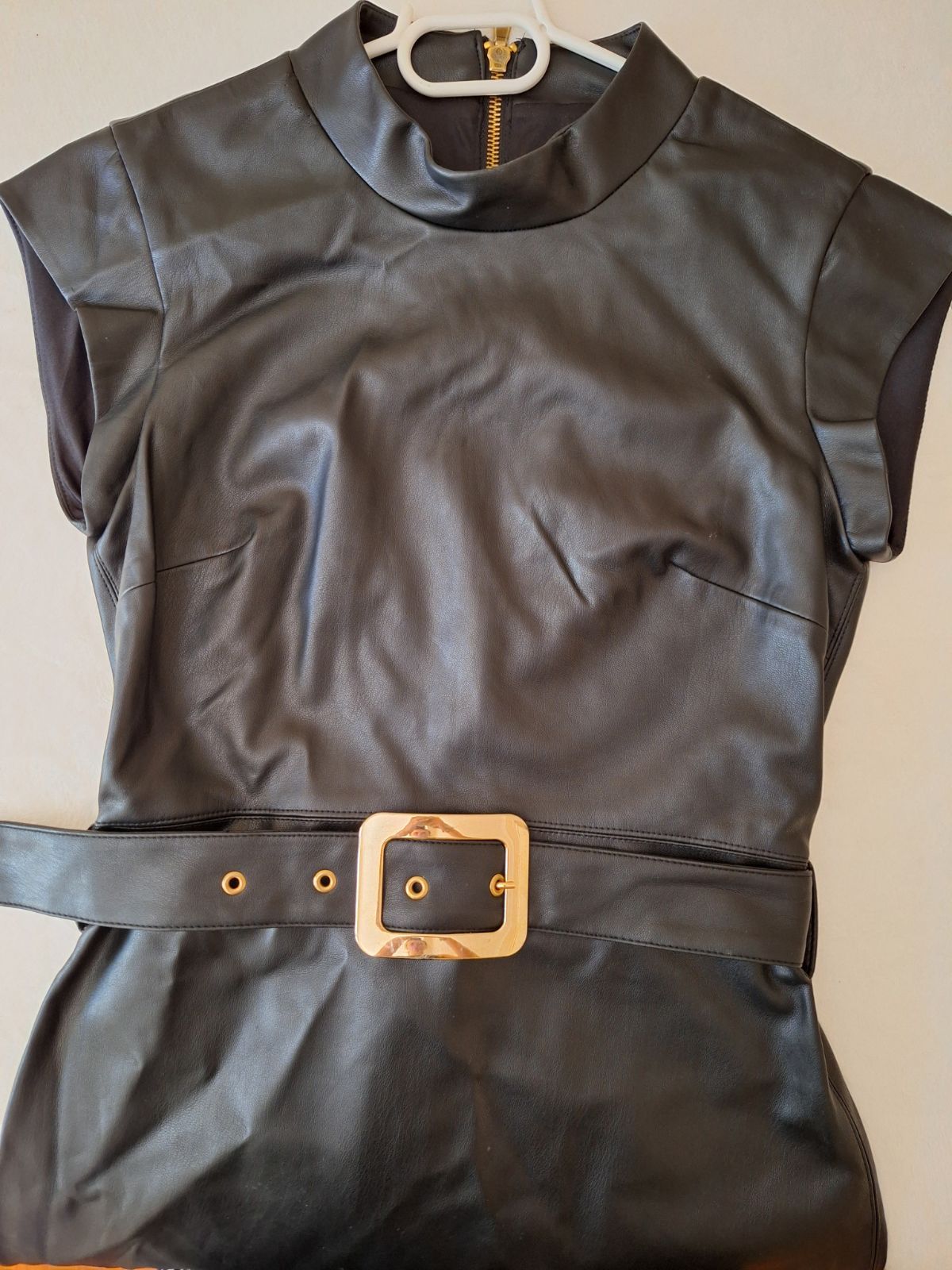 Women | Zara Black Leather Dress (NEVER BEEN WO | YAGA