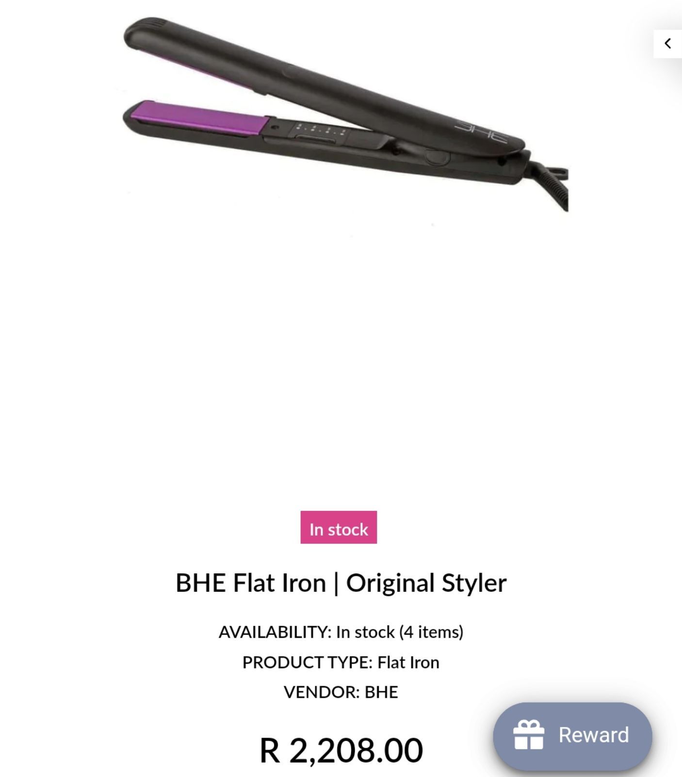 Bhe flat outlet iron